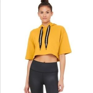 Alo cropped hoodie NWOT